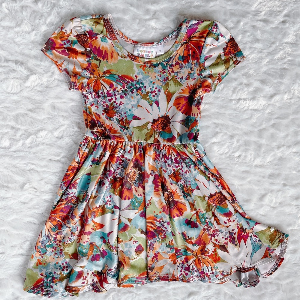 DotDotSmile short sleeve dress girls size 2 floral